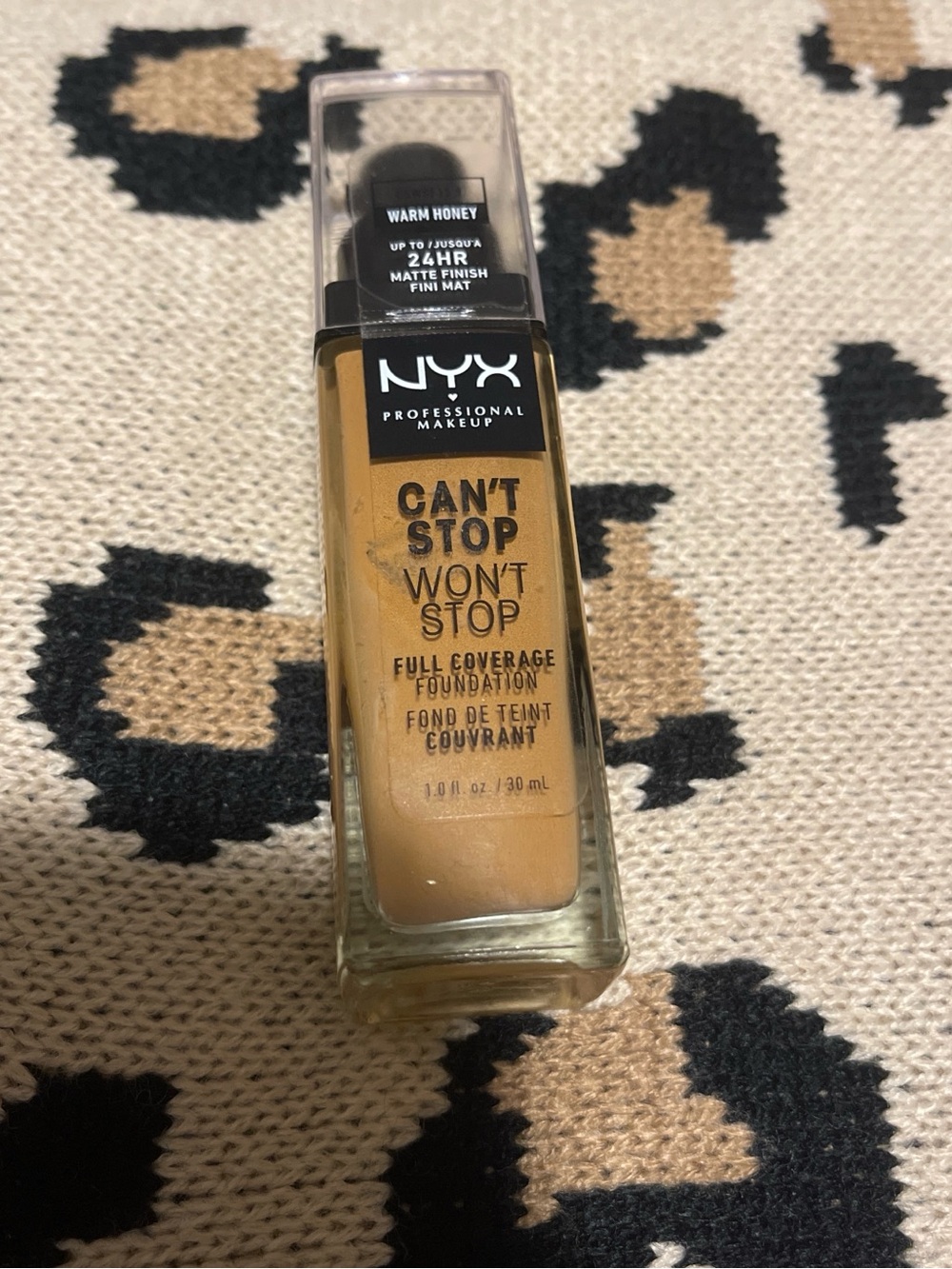 NYX Can't Stop Won't Stop Foundation - I Warm Honey Tone